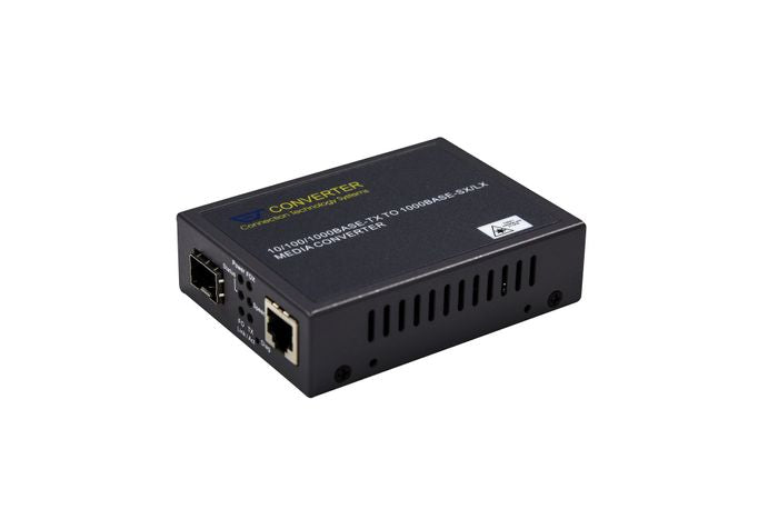 CTS Gigabit Managed Media Converter 10/100/1000Base-TX RJ45 to 1000Base-X SFP Slot