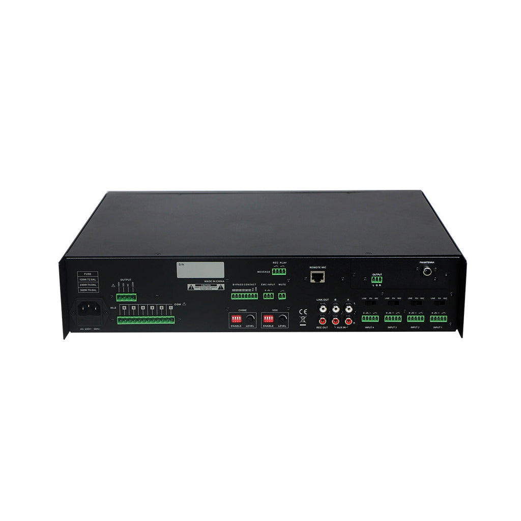 Class D Desktop Mixer Amplifier (130W, 204W and 360W)