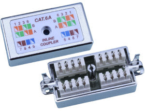 DINTEK 1701-01046 Cat.6A Inline Block to Block Type Shielded Coupler