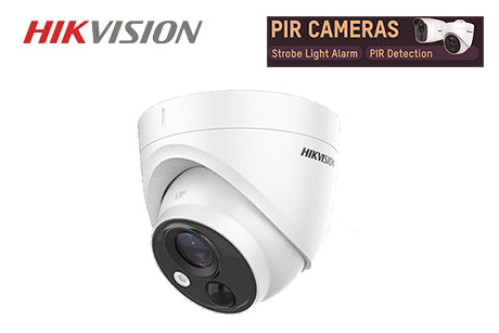 DS-2CE71H0T-PIRLO  Hikvision TVI 5MP PIR Turret Camera