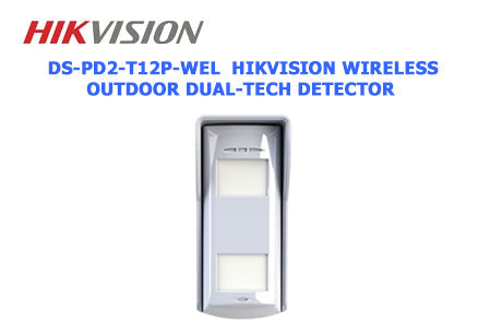 DS-PD2-T12P-WEl  Hikvision Wireless Outdoor Dual-Tech Detector
