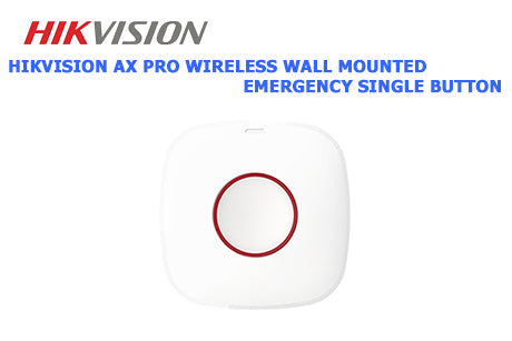 DS-PDEB1-EG2-WB Hikvision Ax Pro Wireless Wall Mounted Emergency Single Button