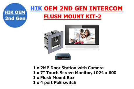 HIK OEM 2ND GEN INTERCOM FLUSH MOUNT KIT-2