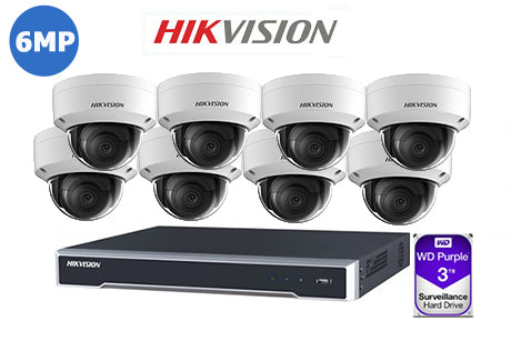 HIKVISION 6MP IP 16CH Dome KIT-6