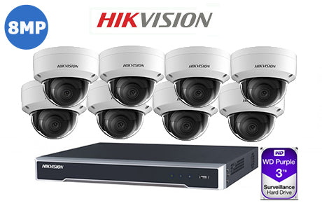 HIKVISION 8MP IP 16CH Dome KIT-15