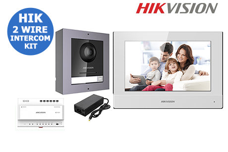 2 wire hot sale intercom hikvision