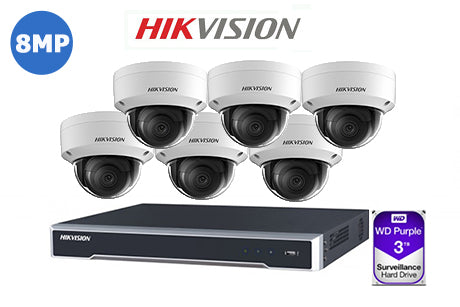 HIKVISION 8MP IP 8CH Dome KIT-14